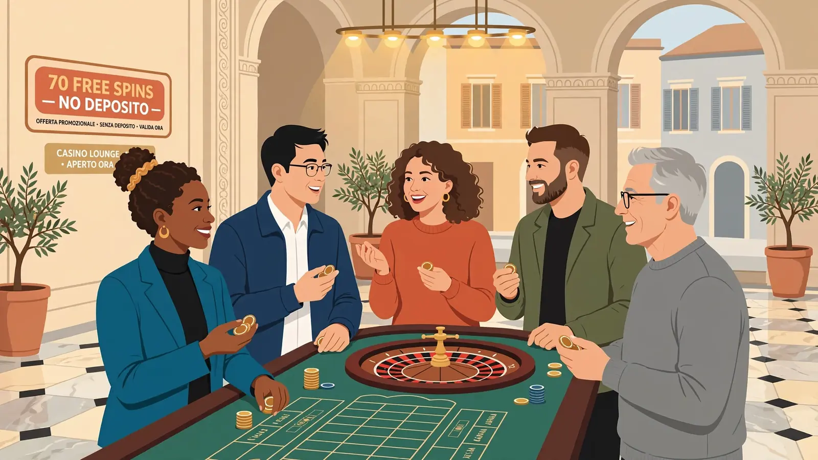 70 giri gratis senza deposito: guida ai casinò ADM