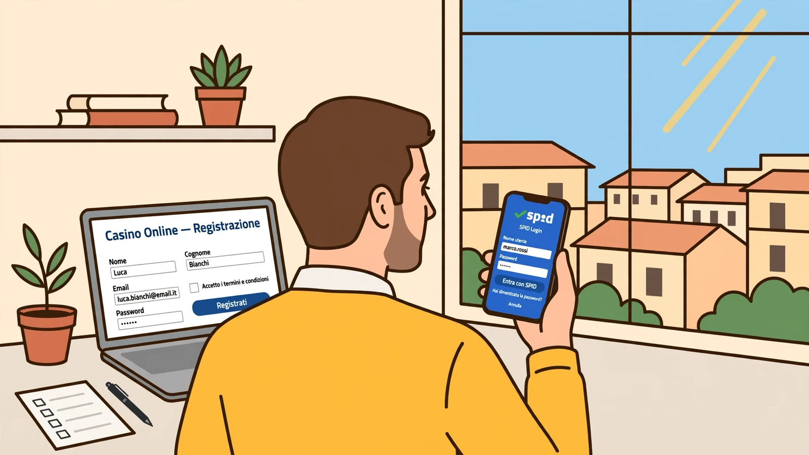 Registrazione casinò con SPID: come funziona